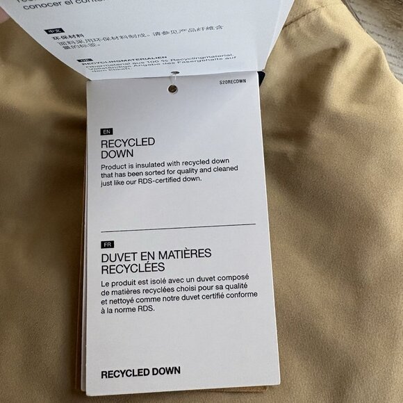 The North Face Mountain Range Down Parka Coat Khaki Stone Sz XXL NWT $400 - Picture 14 of 16